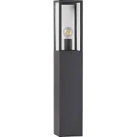 LINDBY Wegeleuchte Peldar , dimmbar, schwarz, Aluminium, Modern, Außenleuchte