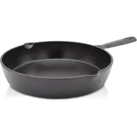Karl Krueger Karl Krüger 80024 Gusseisenpfanne Toledo mit Ausgießer - emailliert - schwarz - 24 cm