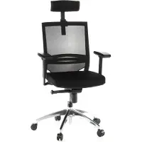 Hjh OFFICE PORTO MAX - Profi Bürostuhl Schwarz