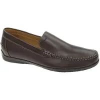 Geox SIRON Herrenschuhe - bequeme Slipper - Halbschuhe braun Elegant NEU