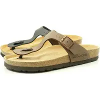 Rohde Alba 5628 Damen Zehentrenner Pantoletten Clogs Weite G , Größe:35 EU, Farbe:Schwarz