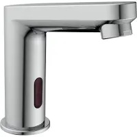 Schutte Waschtischarmatur VITAL, Wasserhahn mit Sensor, Mischbatterie Waschbecken, Chrom