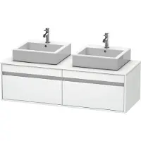 Duravit KT6697B1818 WTU wandhängend Ketho 550x1400x426mm