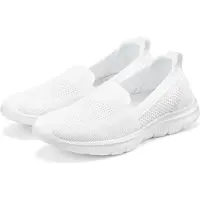 LASCANA Slipper Halbschuh, Sneaker, Slip-On-Sneaker, weiß Größe 37