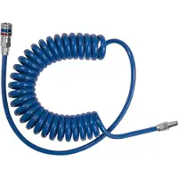 RIEGLER Spiralschlauch-Sicherheitskupplung-Set, PUR, Schl.-Ø 12x8, 2,0 m
