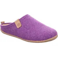 Rohde Damen Pantoffel Softfilz Hausschuh Wechselfußbett 6860, Größe:37 EU, Farbe:Violett