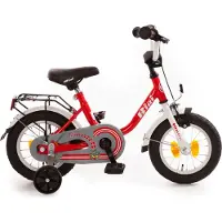Bachtenkirch Kinderfahrrad Bibi 12,5 Zoll rot weiß