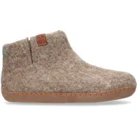 Tofvel Pantoffel Unisex Mula Braun Wollfilz