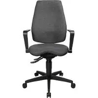 Topstar Bürostuhl - Grau - Stoff - mit Armlehnen