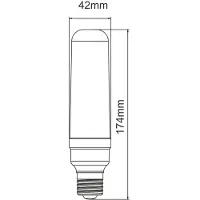 Beneito Faure 10W E27 PL T40 zylindrische LED-Glühbirne