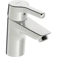 Hansa Waschtisch-Einhebelmischer HANSAPALENO o. Abl-Garnitur, Ausladung 103mm, chrom