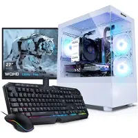 Kiebel.de PC Set Gaming mit 27 Zoll TFT Invader XS VIII AMD Ryzen 7 8700F, 32GB DDR5, NVIDIA RTX 5070 12 GB, 1TB SSD, Windows 11, Komplettsystem Gaming