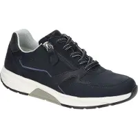 Gabor ROLLINGSOFT Damenschuhe - bequeme Schnür- Halbschuhe blau Freizeit NEU