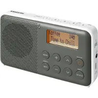 Sangean DPR-64, Tragbar, DAB+, FM, LCD, Grau, Weiß, Ladend, 1,5 V