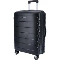 DYX 4 Rollen Trolley M 65,5 cm Washington schwarz : schwarz Farbe vom Hersteller: schwarz