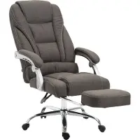 Mendler Bürostuhl HLO-CP67 Stoff dunkelgrau