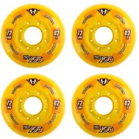 Hyper Wheels Inline Wheels Pro 250 Hockey Outdoor 4er Set Rollen - 72mm / 82 A yellow