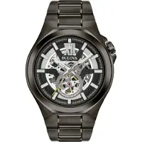Bulova Herren Armbanduhr Maquina 98A179 Automatik