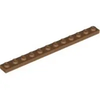 LEGO 1x12 Platten 60479 - 50 Stück Mittleres Nougat