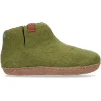 Tofvel Pantoffel Unisex Mula Grün Wollfilz