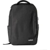 Nilox Urban Eco Pro Schwarzer Rucksack für Laptop 15.6'' Arbeit und Reisen NXURBANPN