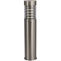 LINDBY Enja Gartenleuchte Steel - , Enja, dimmbar, Metallisch, für Terrasse, Edelstahl, Modern