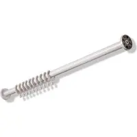 Hewi Vorhangstange Ser 801, d:33, L:1000mm, mit 10 Ringen reinweiß