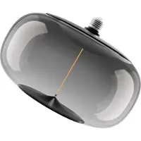 Ledvance Vintage 1906 Big Elipse ist eine dimmbare LED-Lampe aus Kunststoff mit Filament in Ellipsenform. Sie bietet 12 W für 350 lm, E27 Fassung, Smoke Design, 300 mm Durchmesser, CRI 80, 1800 K.