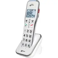 Geemarc Telecom Zusatz Telefon AmpliDECT 595 FOTO und ULE - schnurloses verst„rktes 50 dB Schwerh”rigentelefon - Deutsche Version