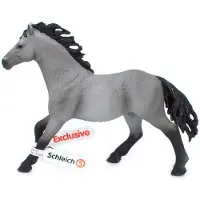 Schleich HORSE CLUB Quarter horse stallion, 5 Jahr(e), Schwarz, Grau