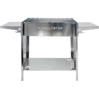 Grillpeter Mangal Ruslan Deluxe Schaschlikgrill mit Ablagen