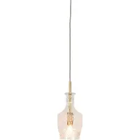It's About Romi - Hängeleuchte Brussels - Gold/Glas - Ø13cm Hängelampe - Esstischlampe - Wohnzimmerlampe - Schlafzimmerlampe - Wohnzimmer