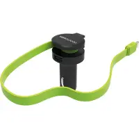 RealPower 257636, Auto, Zigarettenanzünder, 5 V, 0,58 m, Schwarz, Grün