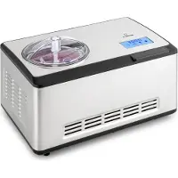 Klarstein Eismaschine, Softeismaschine für Joghurt, Softeis & Frozen Yogurt, Ice Cream Maker mit WiFi/App-Funktion, Eismaschine mit Kompressor, Selbstkühlend, Hausgemachtes Speiseeis & Sorbet, 180W