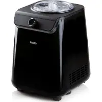 Primo PR404IM Eismaschine - Eismacher - Selbstgefrierend - Mit Kompressor - 1,2 L - Schwarz