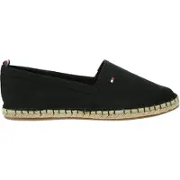 Tommy Hilfiger Basic Espandrills Leinenschuh Schwarz