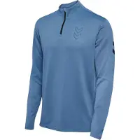 Hummel hmlACTIVE PL HALF ZIP - coronet blue, Größe:S