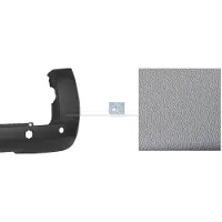 DT Spare Parts Heckstoßstange Stoßfänger Hinten für FIAT QUBO (225) FIORINO Kasten/Kombi (225) passend für PEUGEOT BIPPER (AA) BIPPER Tepee