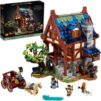 LEGO 21325 Ideas Mittelalterliche Schmiede Set für Erwachsene, Sammlerstück, Set zum Bauen und Ausstellen