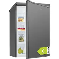 Bomann Kühlschrank ohne Gefrierfach | | 85cm | Kühlschrank klein | leise | 126L | VS 7258 inox