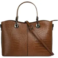 Cluty Handtasche Damen 021168 cognac