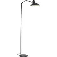 LINDBY Stehleuchte Adrik, schwarz, Metall