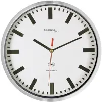 Technoline WT 8990, Wand, Kreis, Schwarz, Weiß, AA LR06, 30 cm
