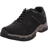 Pius Gabor Oil Nubuk Mesh GTX Herren sportlicher Schnürer in Schwarz, Größe 8.5