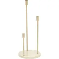 Osram DECOR STICK FLOOR Bodenleuchte, 3 x E27, beige, Edelstahl, individuelle Lichtszenarien, ideal für Wohnbereiche, Fußbetriebsschalter, modernes Design, E27-Sockel, dekorativ
