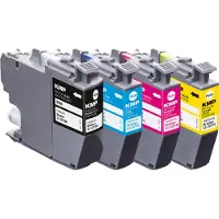 KMP B58V, Schwarz, Cyan, Magenta, Gelb, 12,5 ml, 30,9 ml, 4 Stück(e), 550 Seiten, Multipack