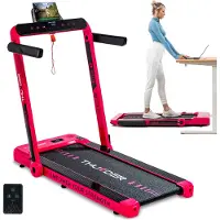 Thunder Laufband RACE PINK 105x40,5cm 14km/h FitShow klappbar Bluetooth Lautsprecher Transportrollen