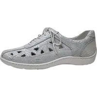 Waldlaufer Komfort Schnürschuhe LEAF Weiblich 31353332393931 Weiß 43 EU