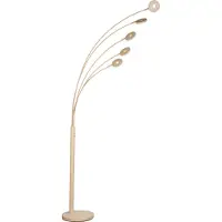 FISCHER&HONSEL GMBH FISCHER & HONSEL Stehleuchte DENT H 225 cm beige Stehlampe