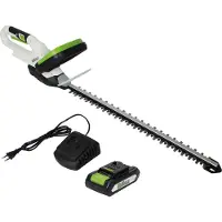 TRUTZHOLM Akku Heckenschere 20V 2.0 Ah 52 cm Schnittlänge mit Akku und Schnellladegerät